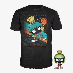 POP! Marvin the Martian T-shirt and Figure, Multiple Sizes